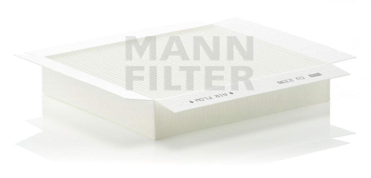 Front View of Cabin Air Filter MANN CU2338