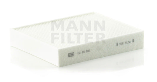 Front View of Cabin Air Filter MANN CU25001