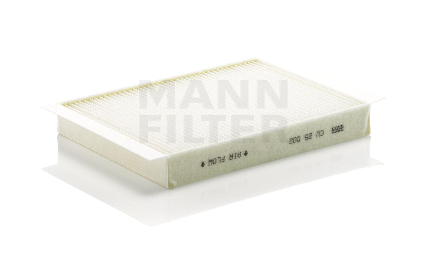 Front View of Cabin Air Filter MANN CU25002