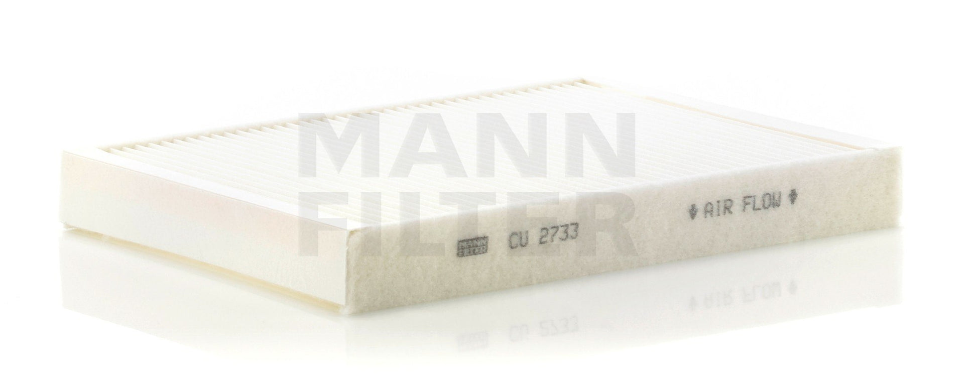 Front View of Cabin Air Filter MANN CU2733