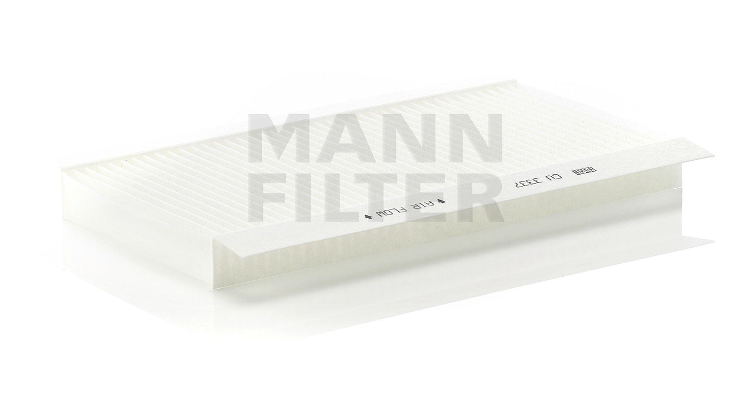 Front View of Cabin Air Filter MANN CU3337