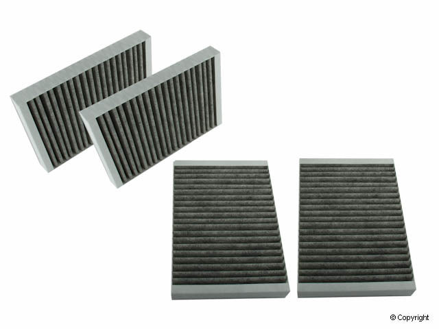 Top View of Cabin Air Filter MANN CUK2722-2