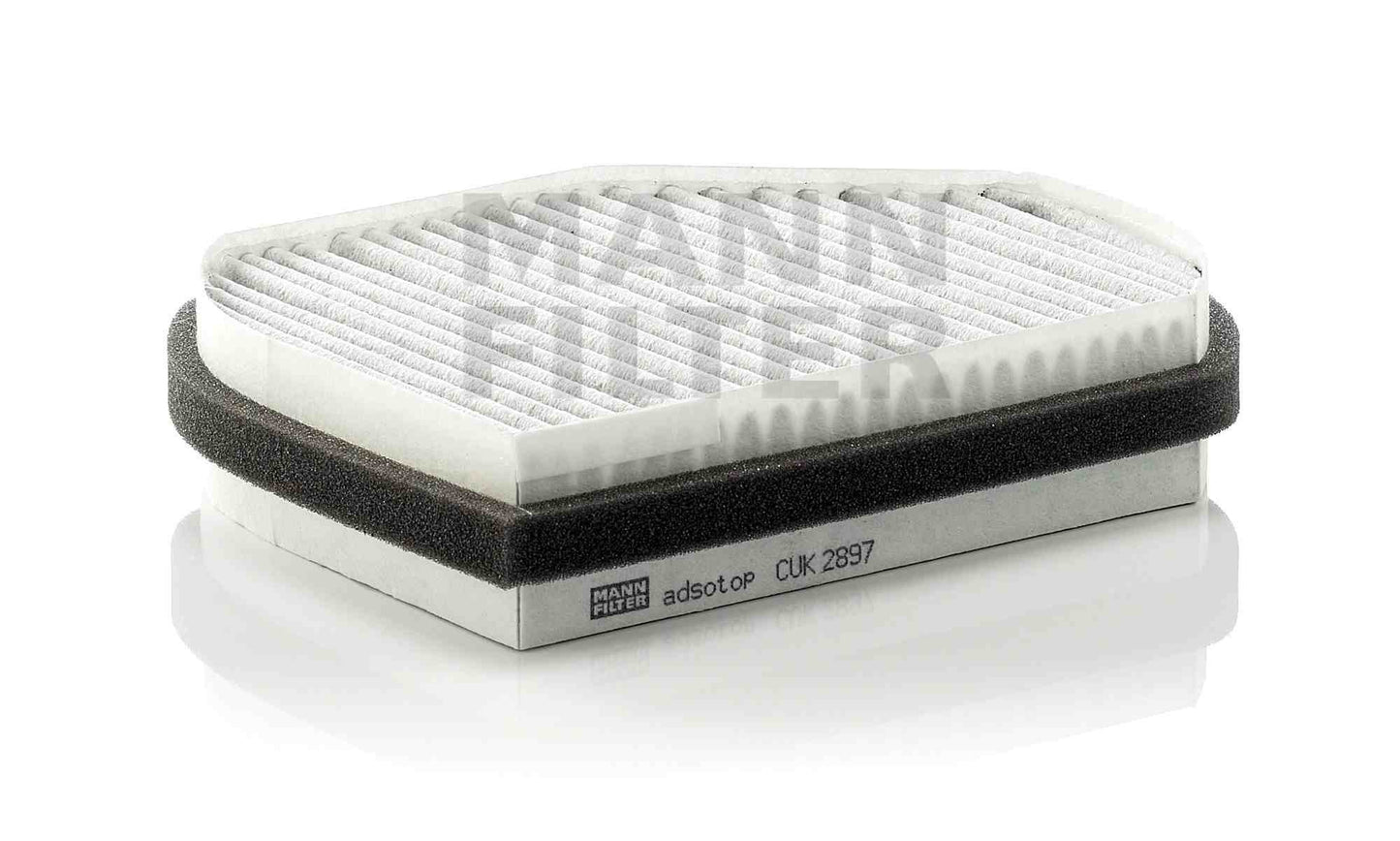 Front View of Cabin Air Filter MANN CUK2897