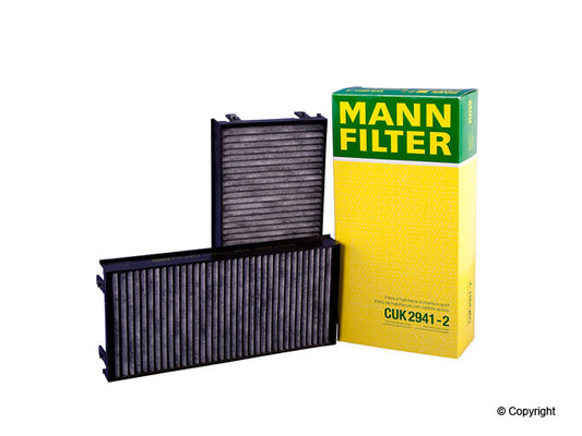 Top View of Cabin Air Filter MANN CUK2941-2