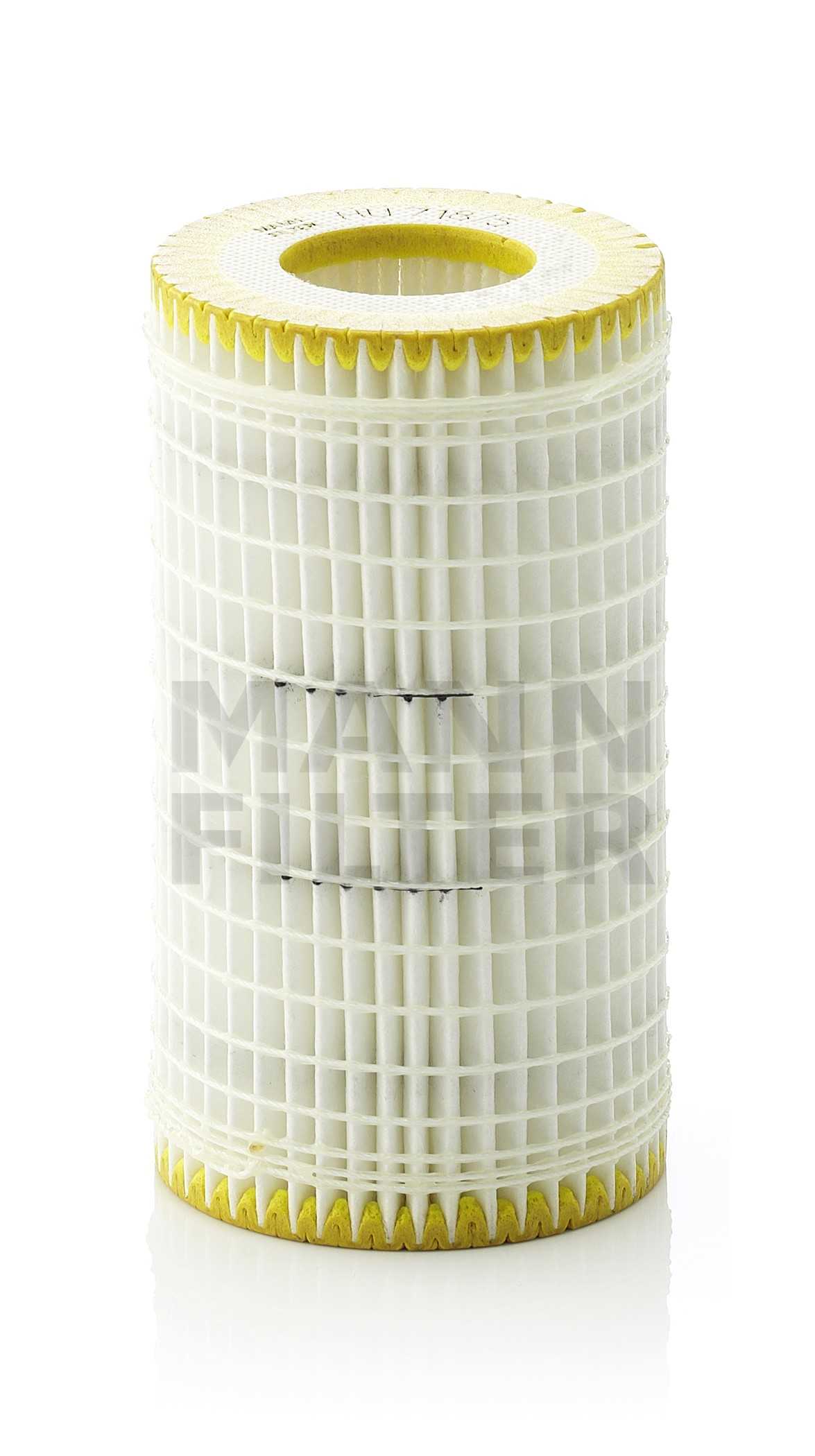 Front View of Engine Oil Filter MANN HU718/5X