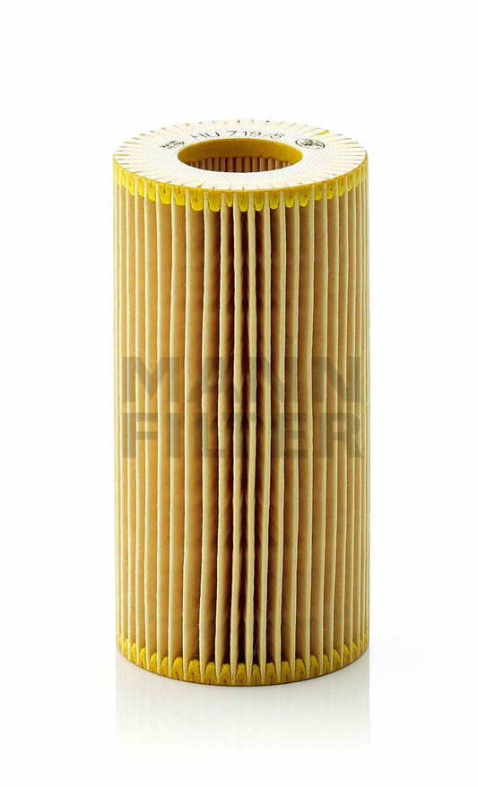 Front View of Engine Oil Filter MANN HU719/8X