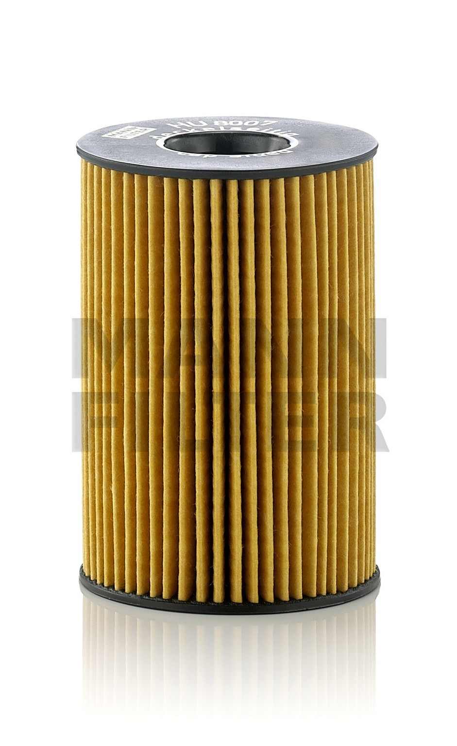 Front View of Engine Oil Filter MANN HU8007Z