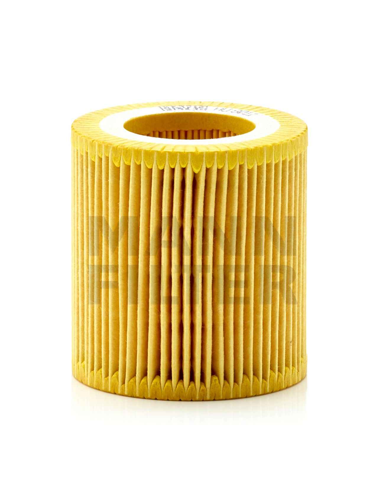 Front View of Engine Oil Filter MANN HU8011Z