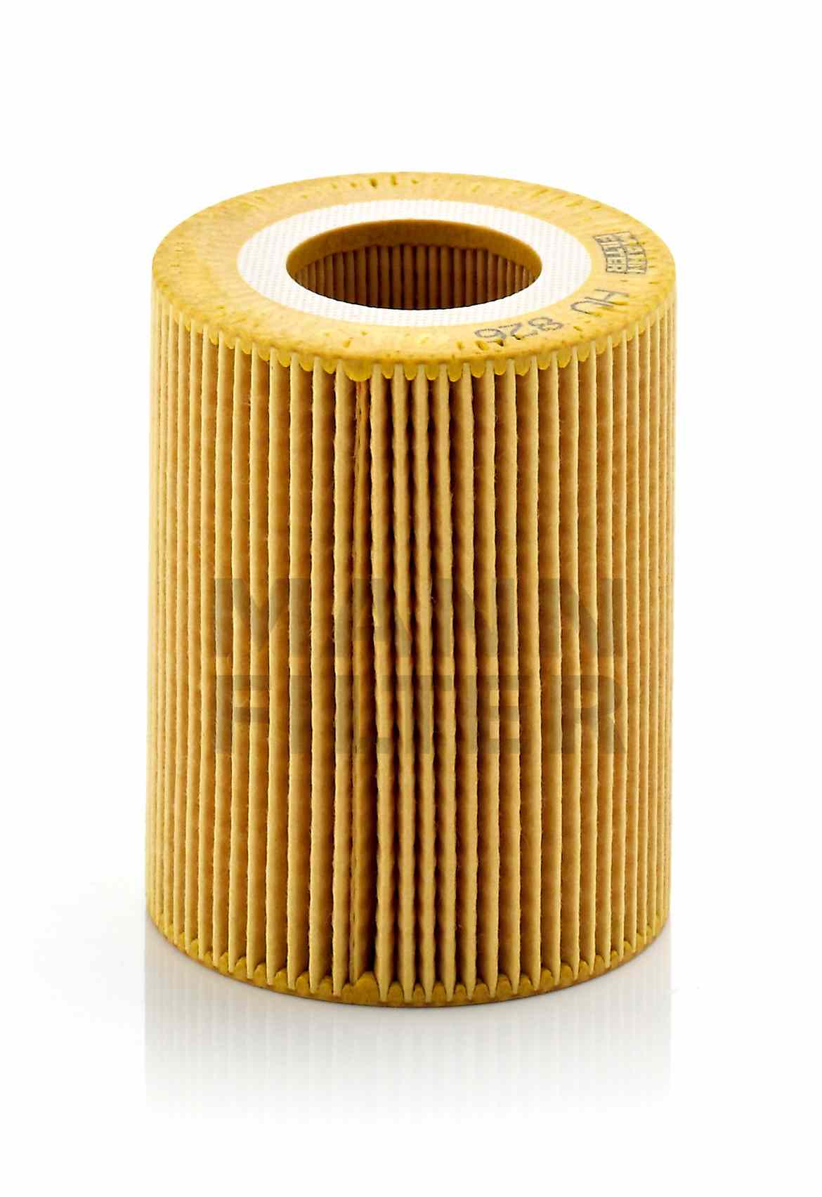 Front View of Engine Oil Filter MANN HU826X