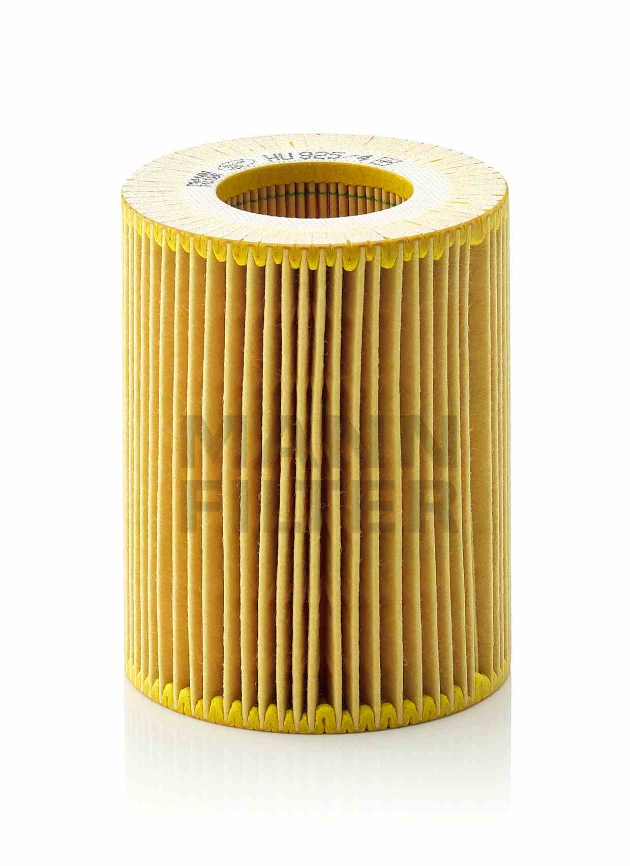 Front View of Engine Oil Filter MANN HU925/4Y