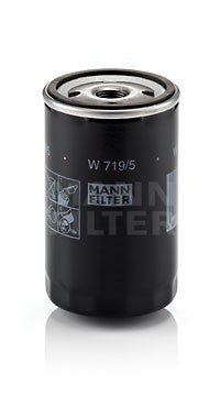 Angle View of Engine Oil Filter MANN W719/5