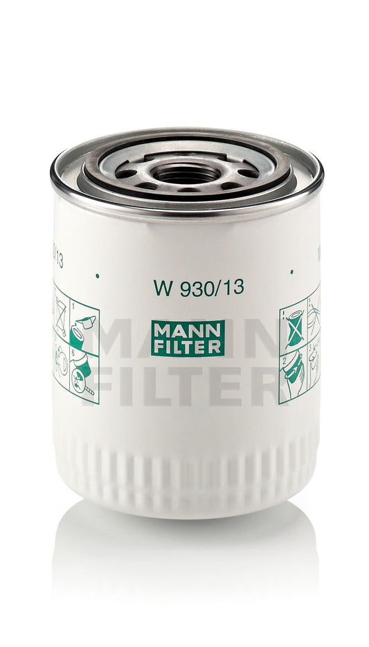 Front View of Engine Oil Filter MANN W930/13