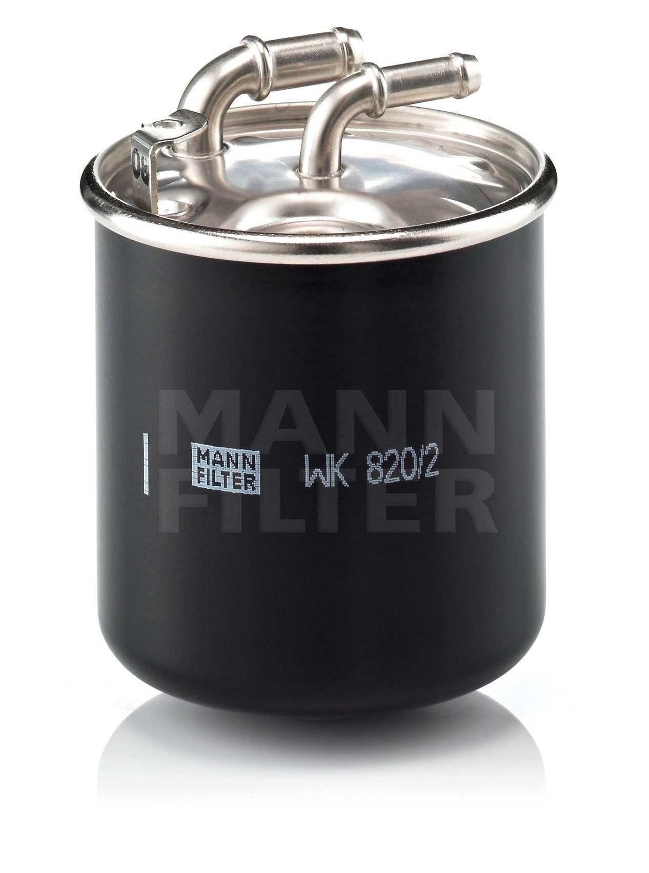 Front View of Fuel Filter MANN WK820/2X