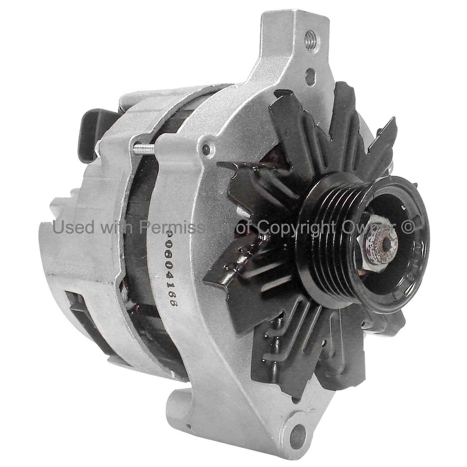 Angle View of Alternator MPA 15701N