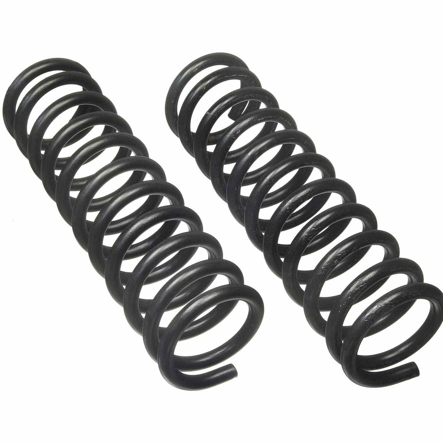 Top View of Front Coil Spring Set MOOG 5244