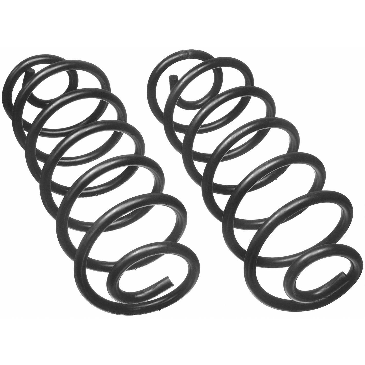 Top View of Rear Coil Spring Set MOOG 5245