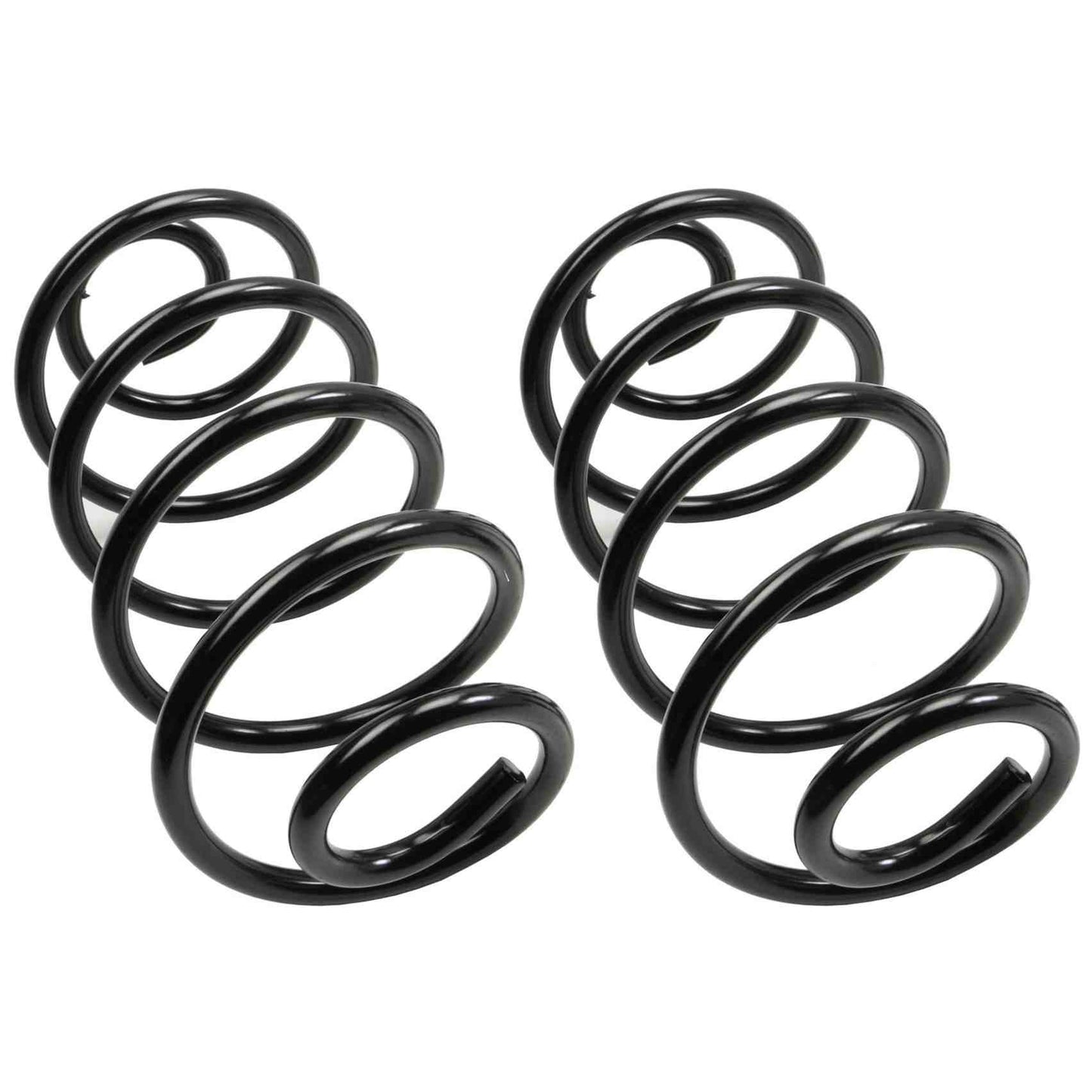 Angle View of Rear Coil Spring Set MOOG 5379