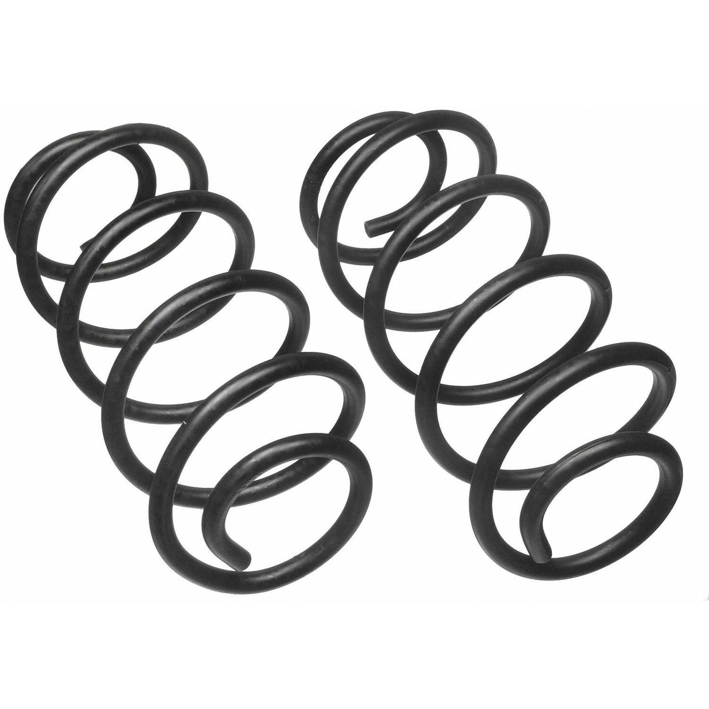 Top View of Rear Coil Spring Set MOOG 5379