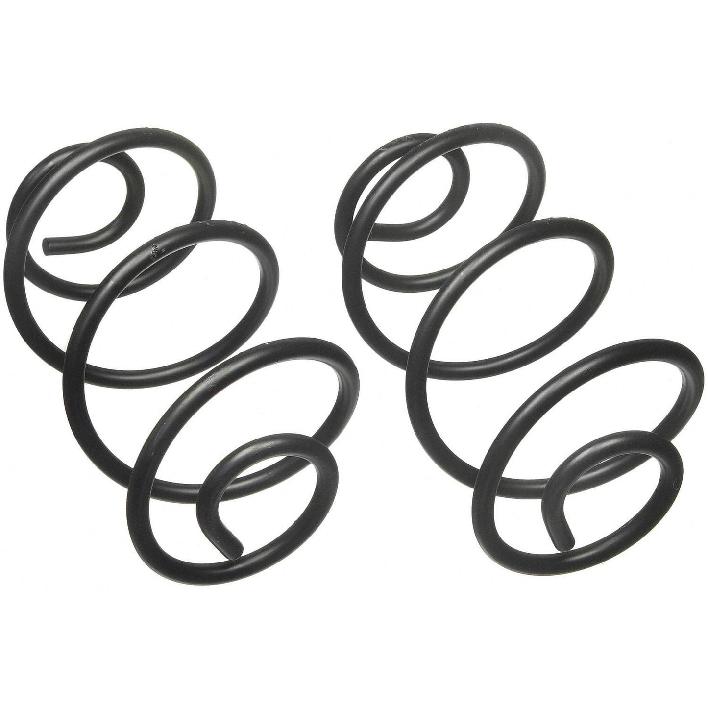 Top View of Rear Coil Spring Set MOOG 5385