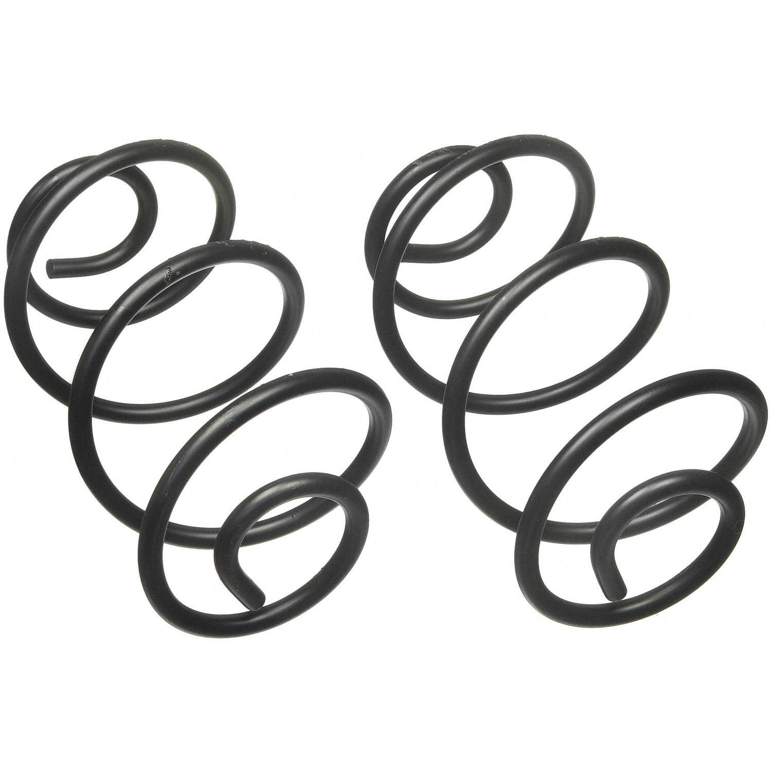 Top View of Rear Coil Spring Set MOOG 5385