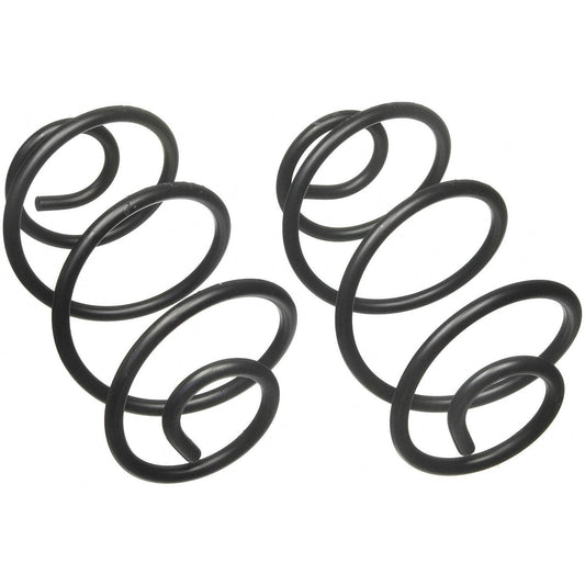 Top View of Rear Coil Spring Set MOOG 5385