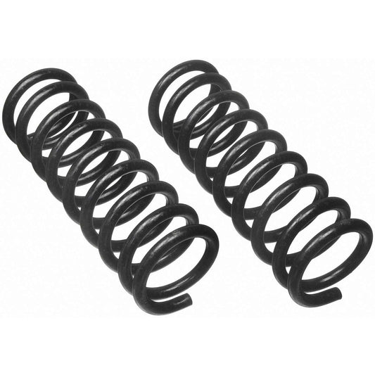 Top View of Rear Coil Spring Set MOOG 6033