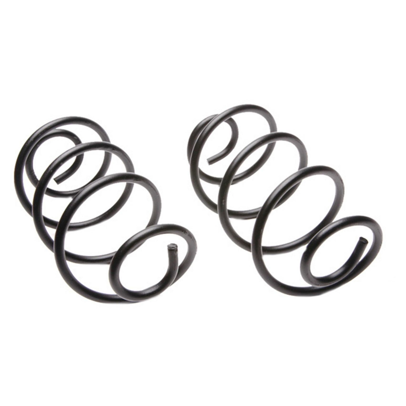 Angle View of Rear Coil Spring Set MOOG 6321