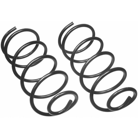 Top View of Front Coil Spring Set MOOG 6454