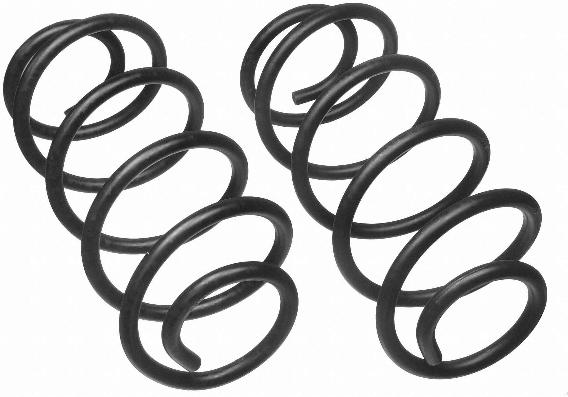 Top View of Rear Coil Spring Set MOOG 80919