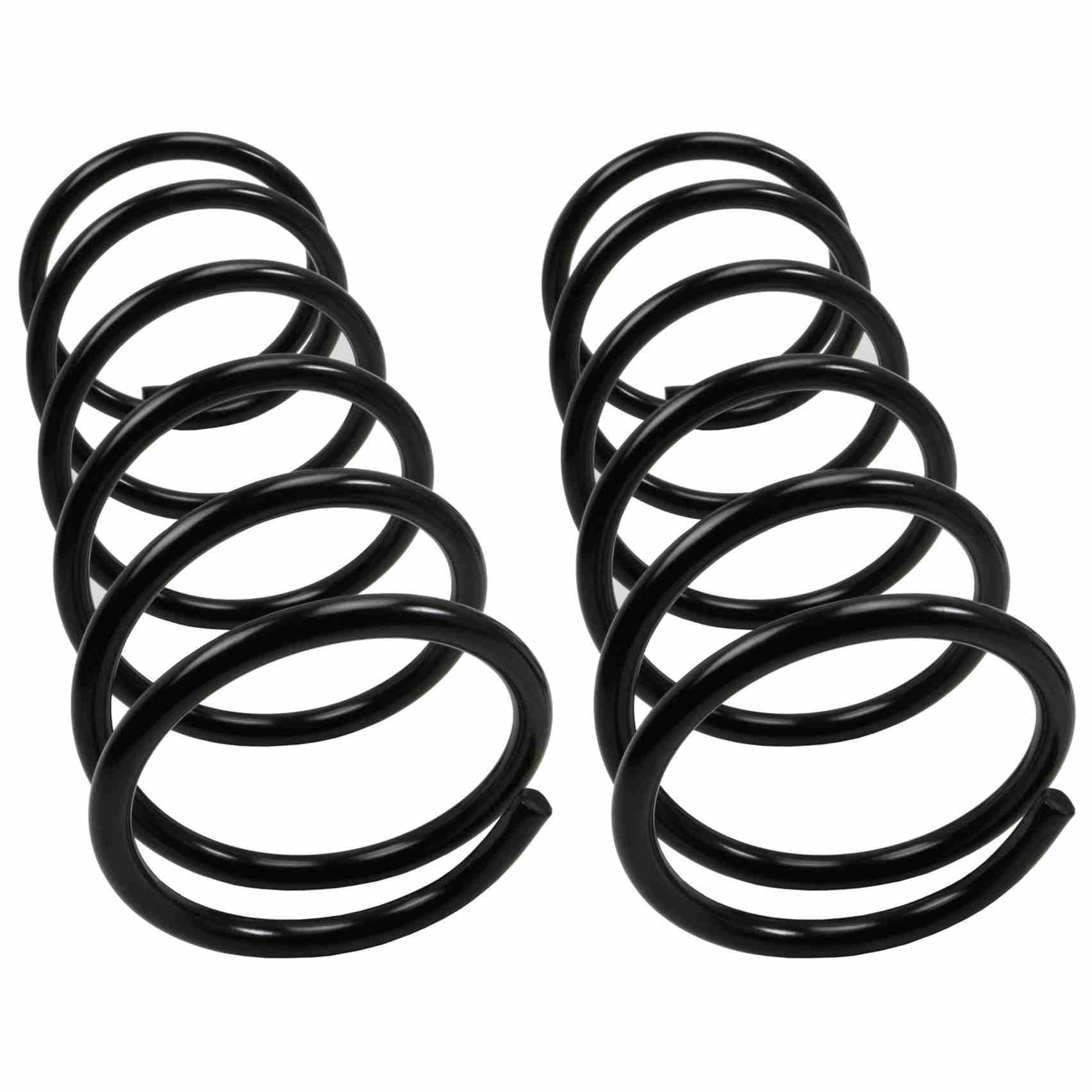 Angle View of Rear Coil Spring Set MOOG 81115