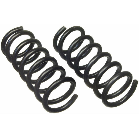 Top View of Rear Coil Spring Set MOOG 81403