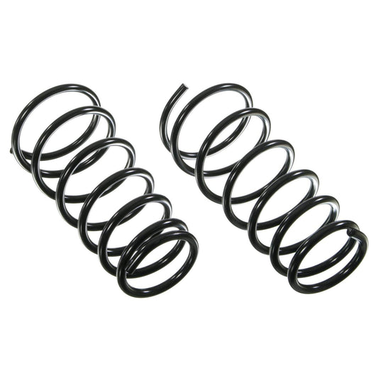 Top View of Rear Coil Spring Set MOOG 81409