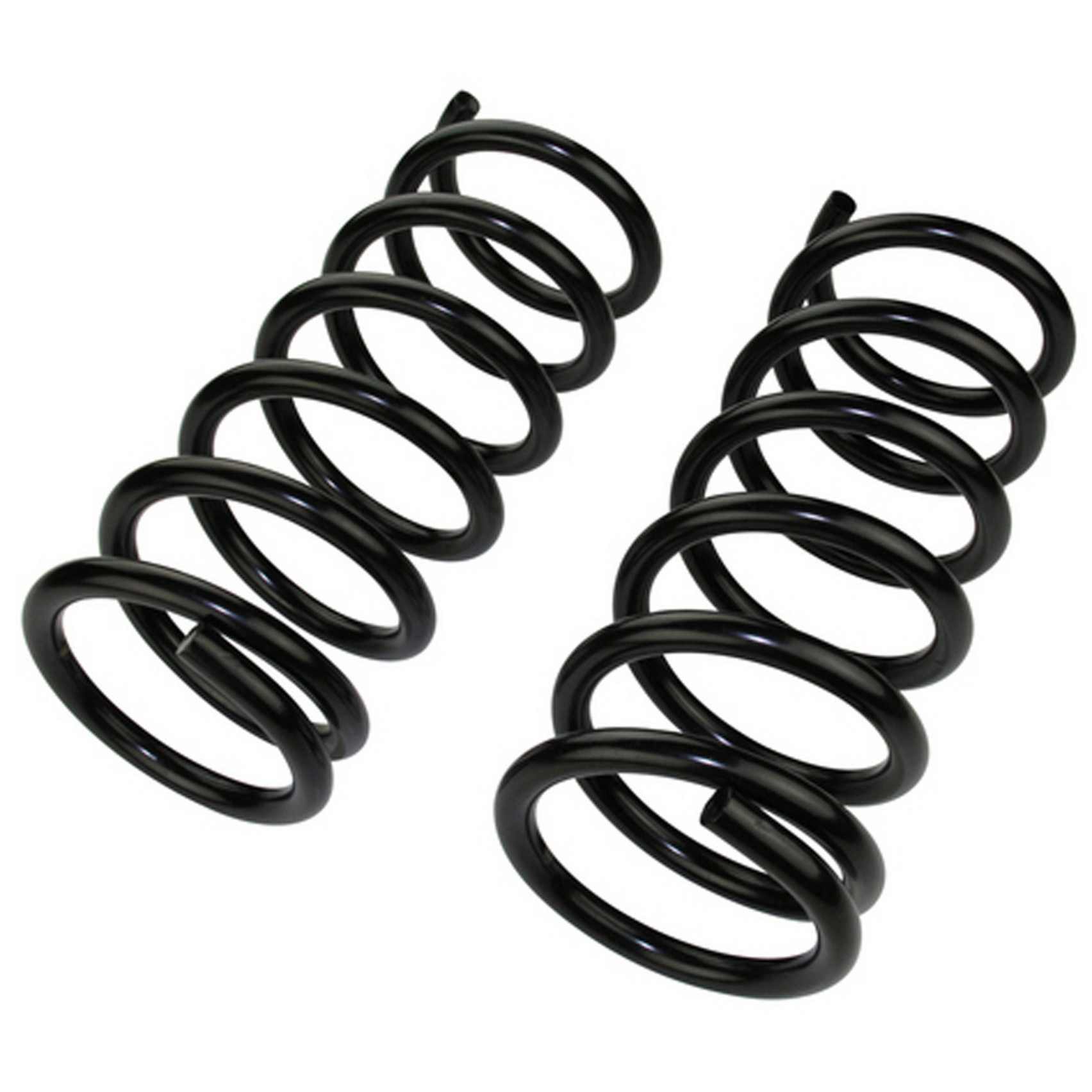 Angle View of Rear Coil Spring Set MOOG 81587