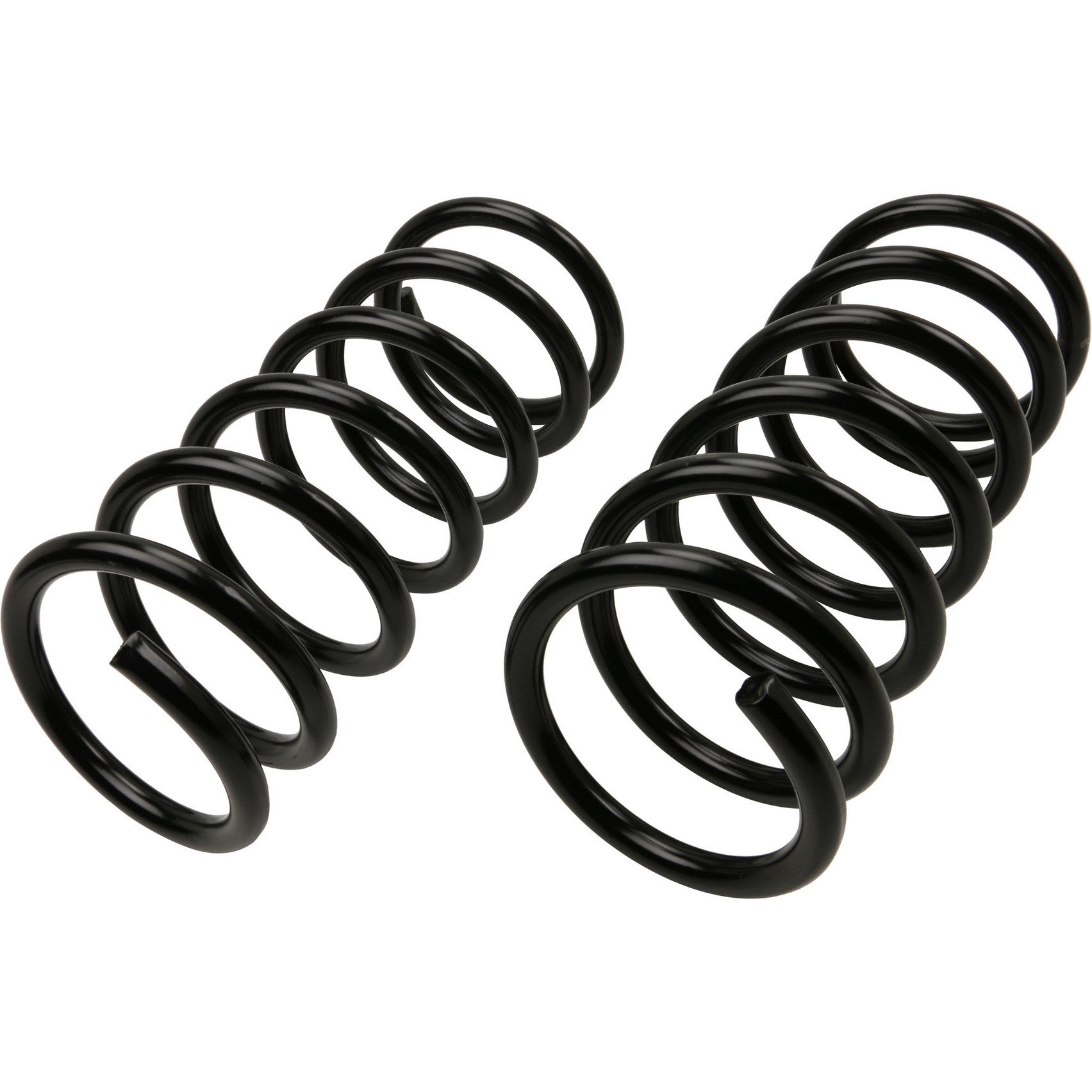 Back View of Rear Coil Spring Set MOOG 81589