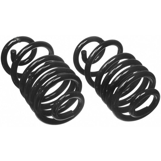 Top View of Rear Coil Spring Set MOOG CC501