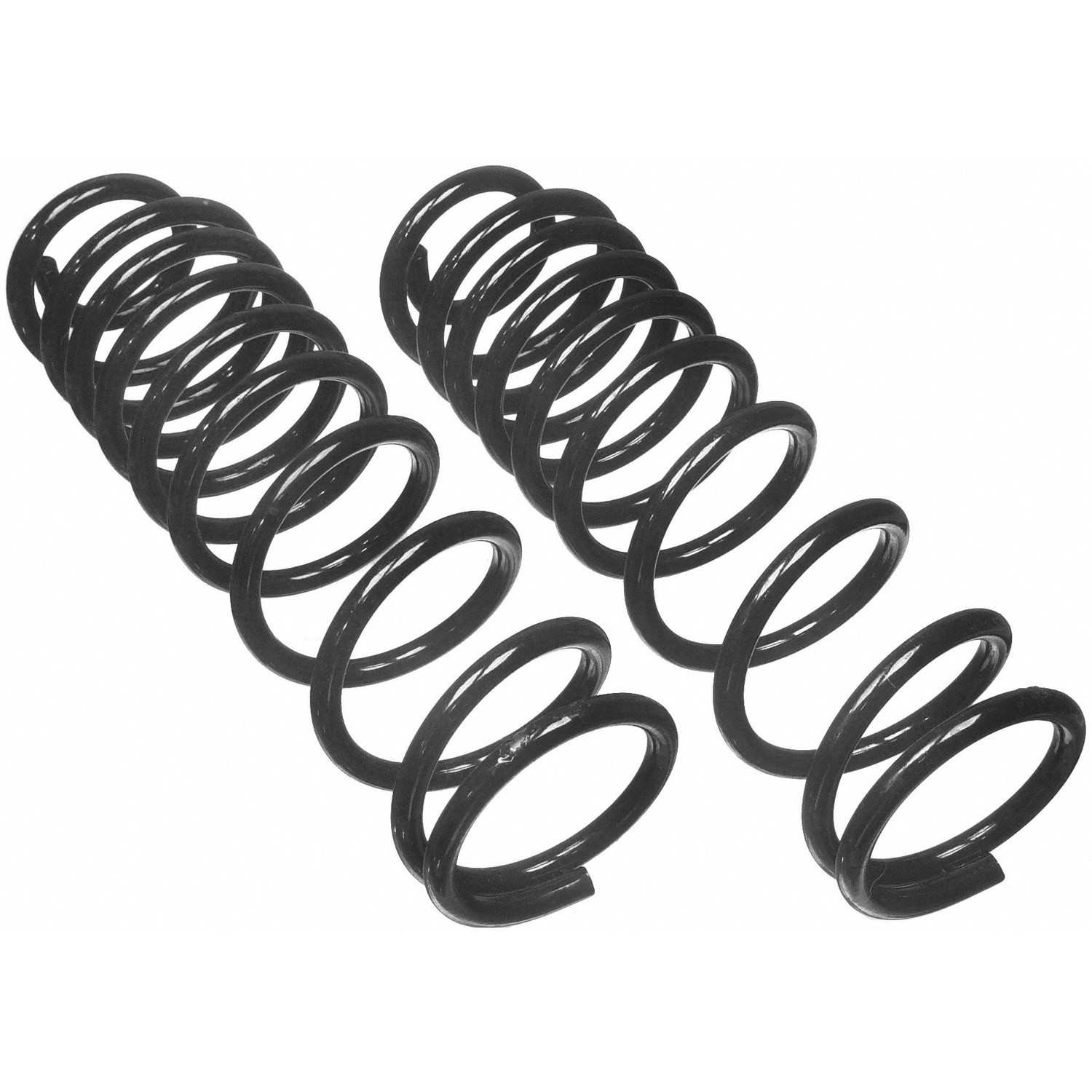 Top View of Front Coil Spring Set MOOG CC782