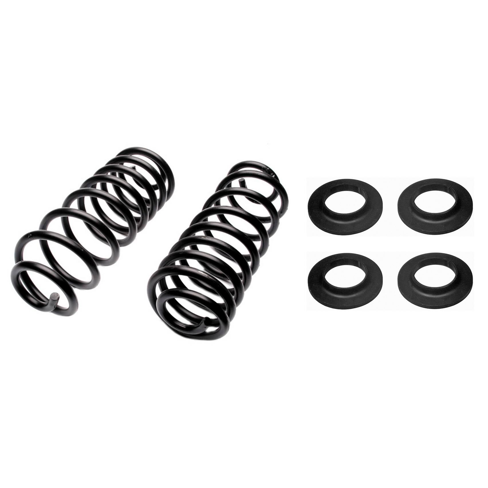 Angle View of Rear Coil Spring Set MOOG CC865