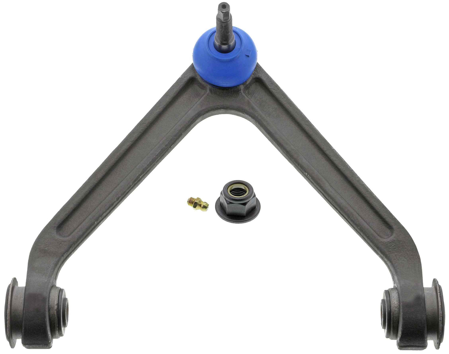 Front View of Front Upper Suspension Control Arm and Ball Joint Assembly MEVOTECH CMK7424