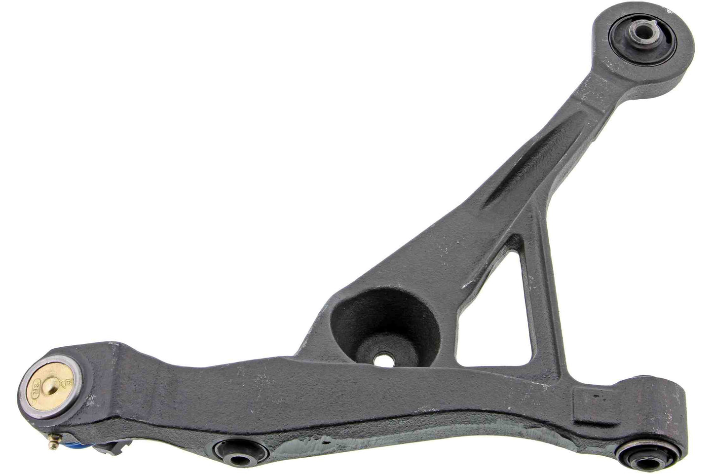 Back View of Front Left Suspension Control Arm and Ball Joint Assembly MEVOTECH CMK7425