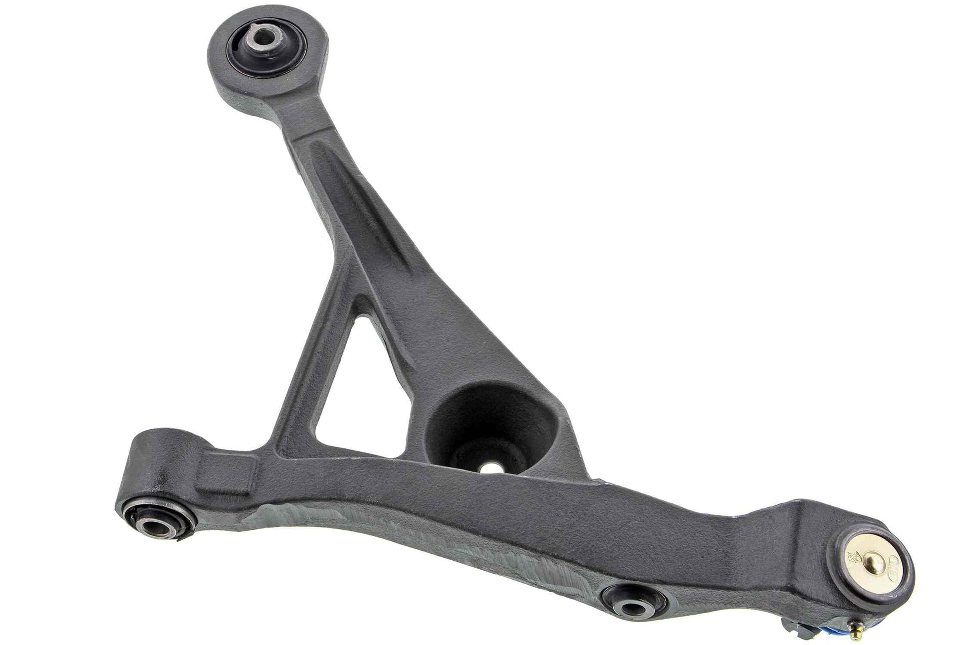 Back View of Front Right Suspension Control Arm and Ball Joint Assembly MEVOTECH CMK7427