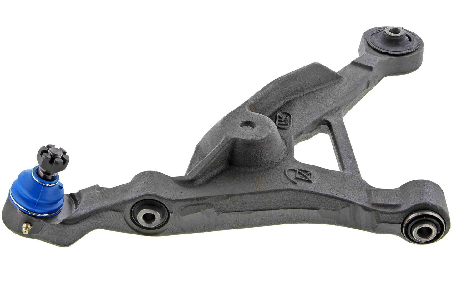 Side View of Front Right Suspension Control Arm and Ball Joint Assembly MEVOTECH CMK7427