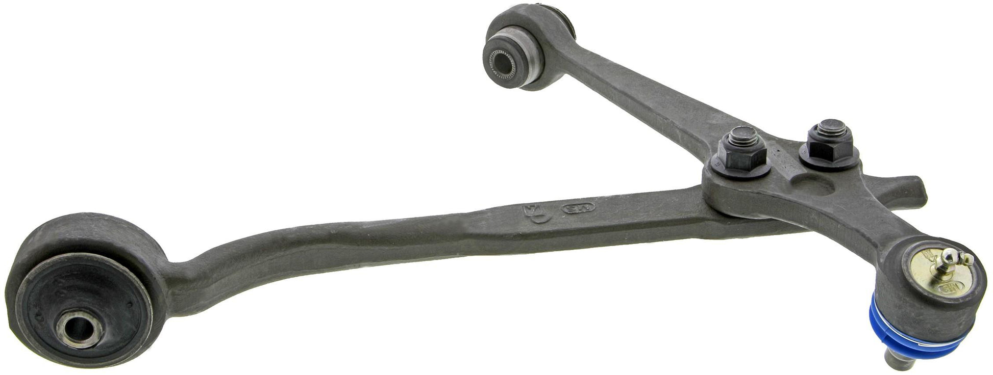 Bottom View of Front Right Suspension Control Arm and Ball Joint Assembly MEVOTECH CMK80011