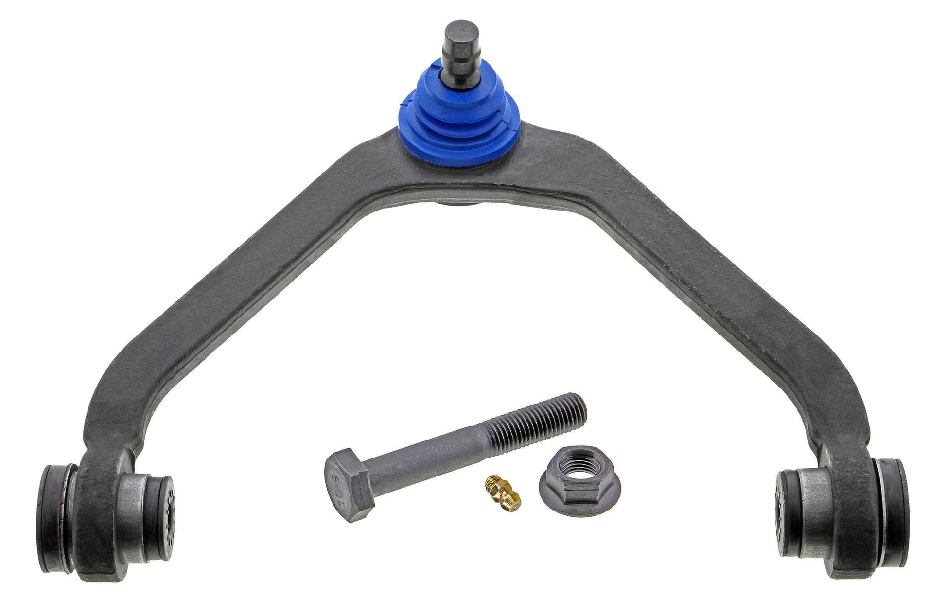 Front View of Front Upper Right Suspension Control Arm and Ball Joint Assembly MEVOTECH CMK80068