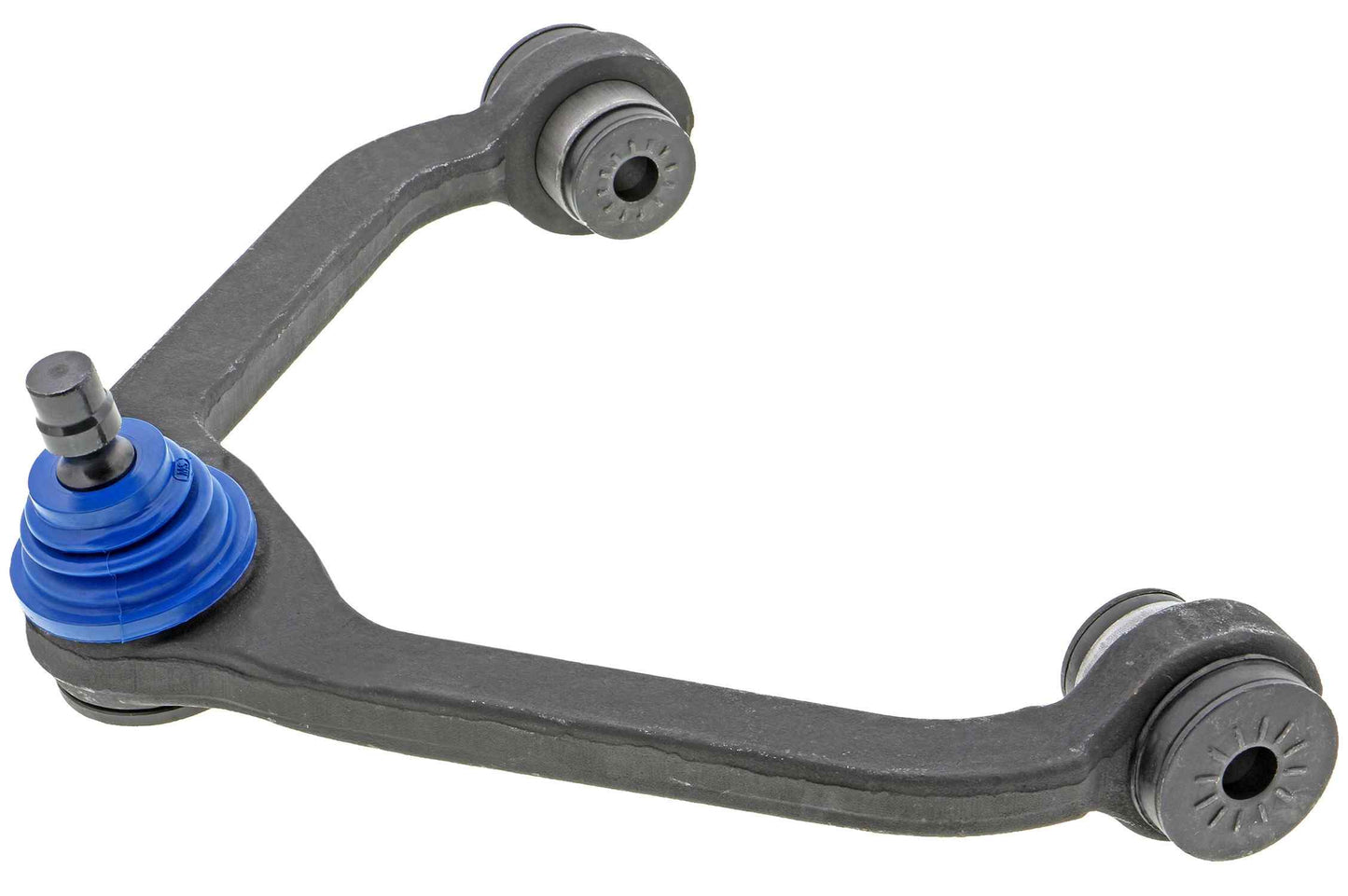 Side View of Front Upper Right Suspension Control Arm and Ball Joint Assembly MEVOTECH CMK80068