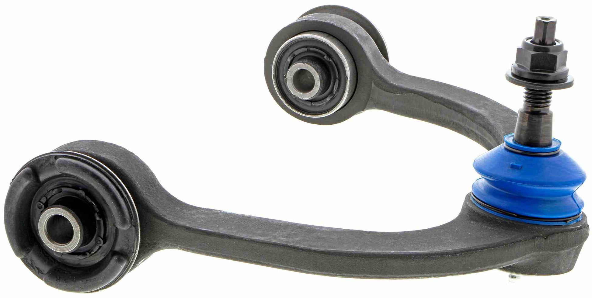 Side View of Front Upper Left Suspension Control Arm and Ball Joint Assembly MEVOTECH CMK80306