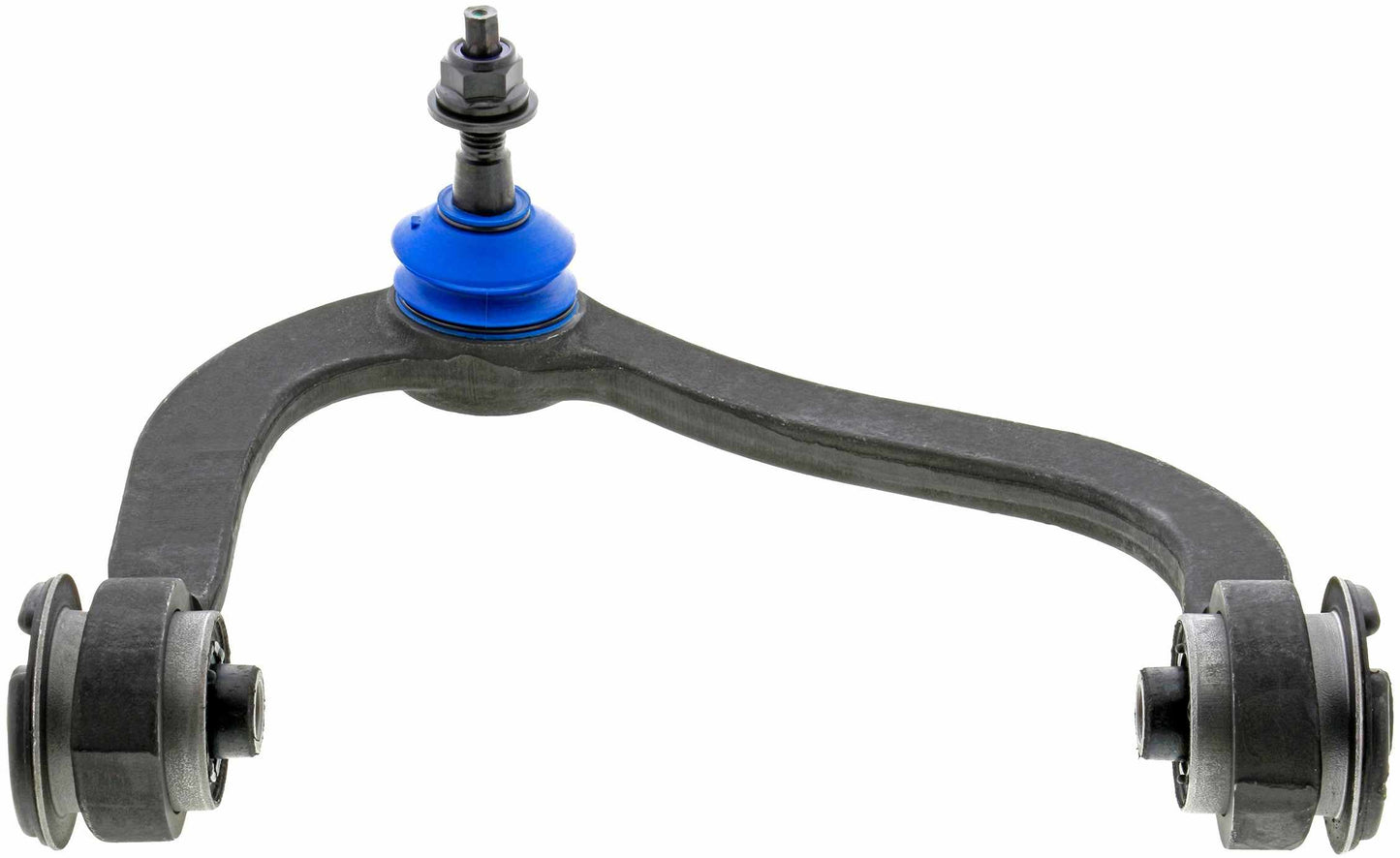 Angle View of Front Upper Right Suspension Control Arm and Ball Joint Assembly MEVOTECH CMK80308