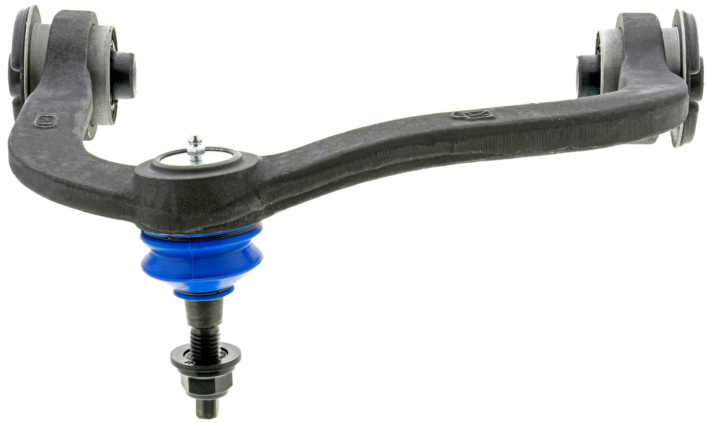 Bottom View of Front Upper Right Suspension Control Arm and Ball Joint Assembly MEVOTECH CMK80308