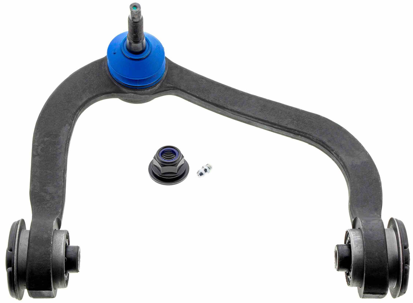 Front View of Front Upper Right Suspension Control Arm and Ball Joint Assembly MEVOTECH CMK80308