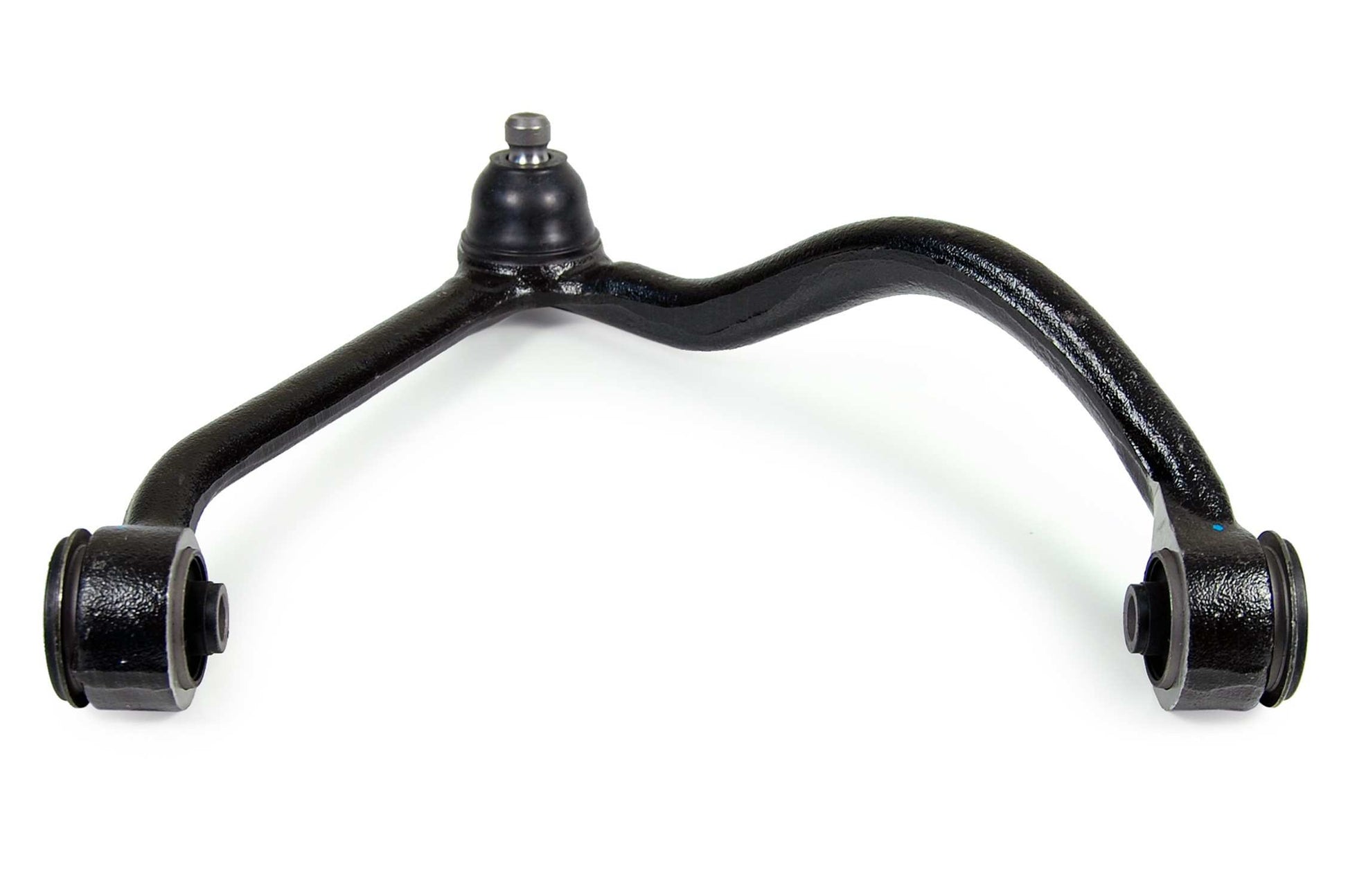 Angle View of Front Upper Right Suspension Control Arm and Ball Joint Assembly MEVOTECH CMK80342