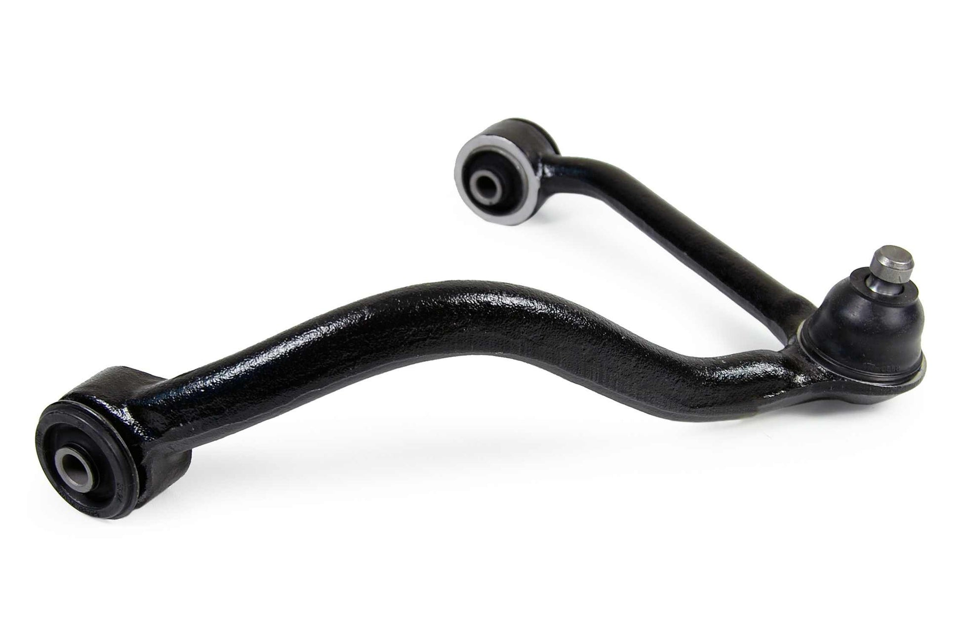 Side View of Front Upper Right Suspension Control Arm and Ball Joint Assembly MEVOTECH CMK80342